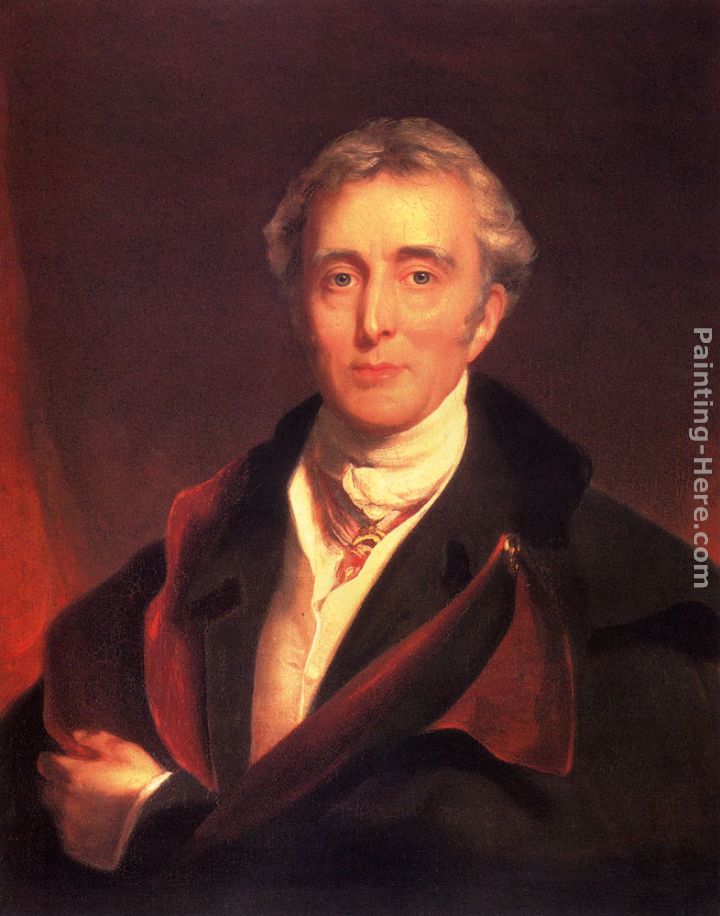 Portrait Of The Duke Of Wellington painting - Sir Thomas Lawrence Portrait Of The Duke Of Wellington art painting